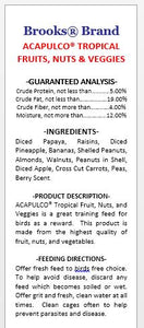 Acapulco Tropical Fruits, Nuts, and Veggies Blend
